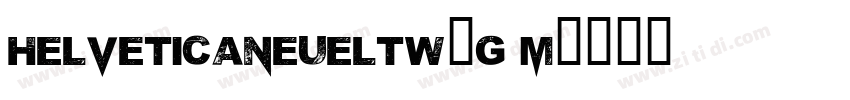 HelveticaNeueLTW1G M字体转换